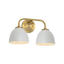 Modern Brass / Matte White