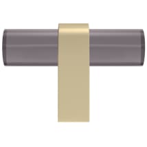 Smoke / Satin Brass