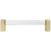 Clear / Satin Brass