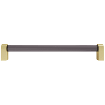 Smoke / Satin Brass