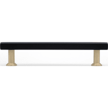 Matte Black / Satin Brass