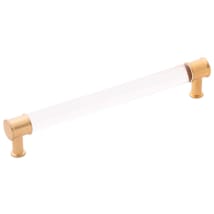 Crysacrylic with Brushed Golden Brass