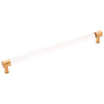 Crysacrylic with Brushed Golden Brass