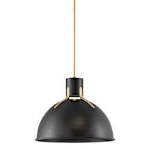 Satin Black / Lacquered Brass