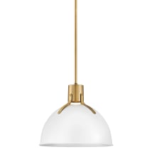 Polished White / Lacquered Brass