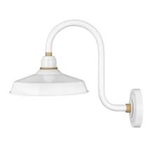 Gloss White / Brass