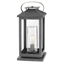 Hinkley Lighting 1861TK-LV Freeport 1 Light 21 Inch Tall LED Outdoor Post  Light in Textured Black with Clear Seedy Glass