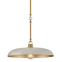 Lacquered Brass / Light Taupe