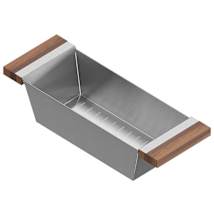 Stainless Steel / Walnut