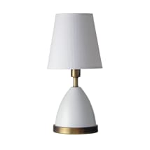 White / Weathered Brass Accents