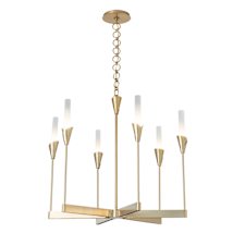 Modern Brass / Frosted Gradient Glass