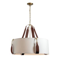Antique Brass / White / Brown