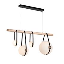 Antique Brass / Black / Maple Wood / Opal