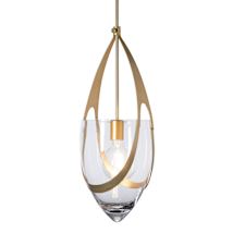 Modern Brass / Clear Glass