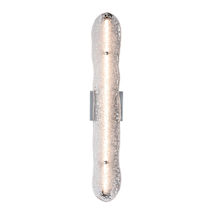 Sterling / Ice Crackle Glass