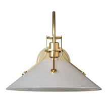 Modern Brass / Frosted Glass