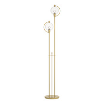 Modern Brass / Clear Glass