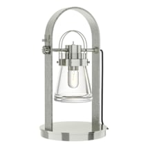 Sterling / Clear Glass