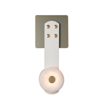 Modern Brass / White / Alabaster