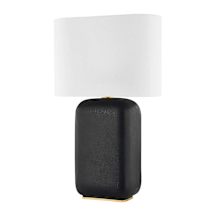 Aged Brass / Black Lava Ceramic