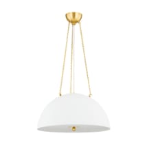 Aged Brass / White Plaster