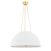 Aged Brass / White Plaster