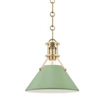 Aged Brass / Leaf Green