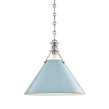 Polished Nickel / Blue Bird