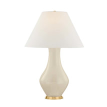 Aged Brass / Ceramic French Muslin