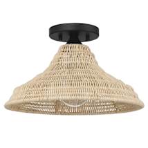 Natural Rattan / Matte Black