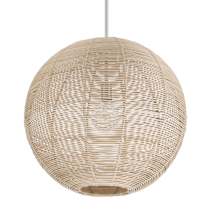 Natural Rattan / Brushed Nickel