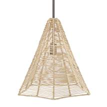 Natural Rattan / Matte Bronze