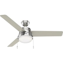 Brushed Nickel / Light Grey Oak