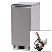 Scotsman UN324A-1 24 Air Cooled Undercounter Nugget Ice Machine with Floor  Mount Kit - 340 lb.