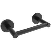 Design House 559351 Graz Park Two-Post Toilet Paper Holder, Classic Wall Mounted Spring Toilet Roll Holder, Matte Black