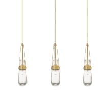 Brushed Brass / Clear