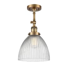 Brushed Brass / Clear Halophane
