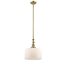 Brushed Brass / Matte White