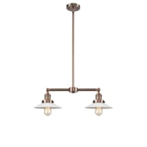 Antique Copper / Matte White Halophane