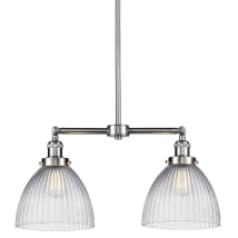 Brushed Satin Nickel / Clear Halophane