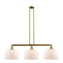 Brushed Brass / Matte White