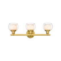 Satin Gold / White / Clear