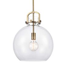 Brushed Brass / Clear