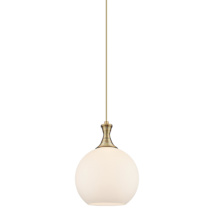 Brushed Brass / Matte White