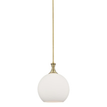 Brushed Brass / Matte White