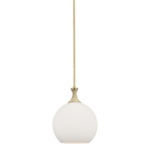 Brushed Brass / Matte White