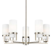 Satin Nickel / Matte White