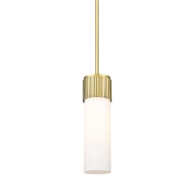 Brushed Brass / Matte White