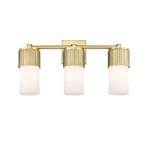 Brushed Brass / Matte White