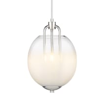 Polished Nickel / Matte White and Clear